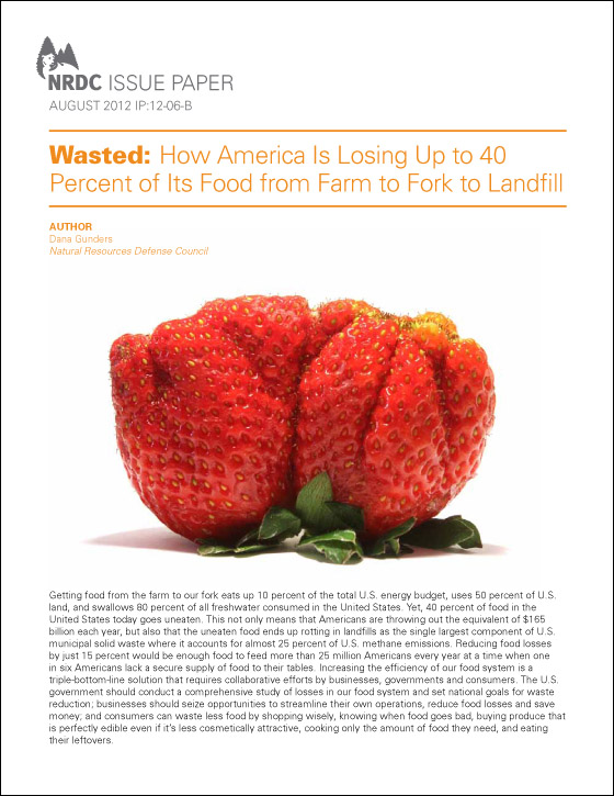 Wasted: How America is Losing Up To 40 Percent of Its Food from Farm to Fork to Landfill