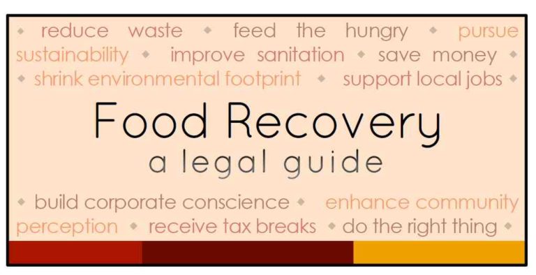Legal Guide to Food Recovery – U. Arkansas School of Law