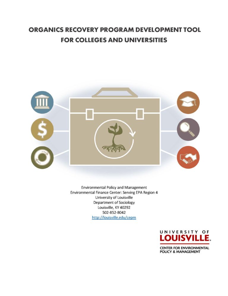 Organics Recovery Program Development Tool for Colleges and Universities